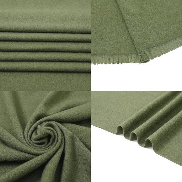 🆕 Women Green Wedding Evening Dress Pashmina Shawl Winter Foulard Femme Wraps - Picture 7 of 7